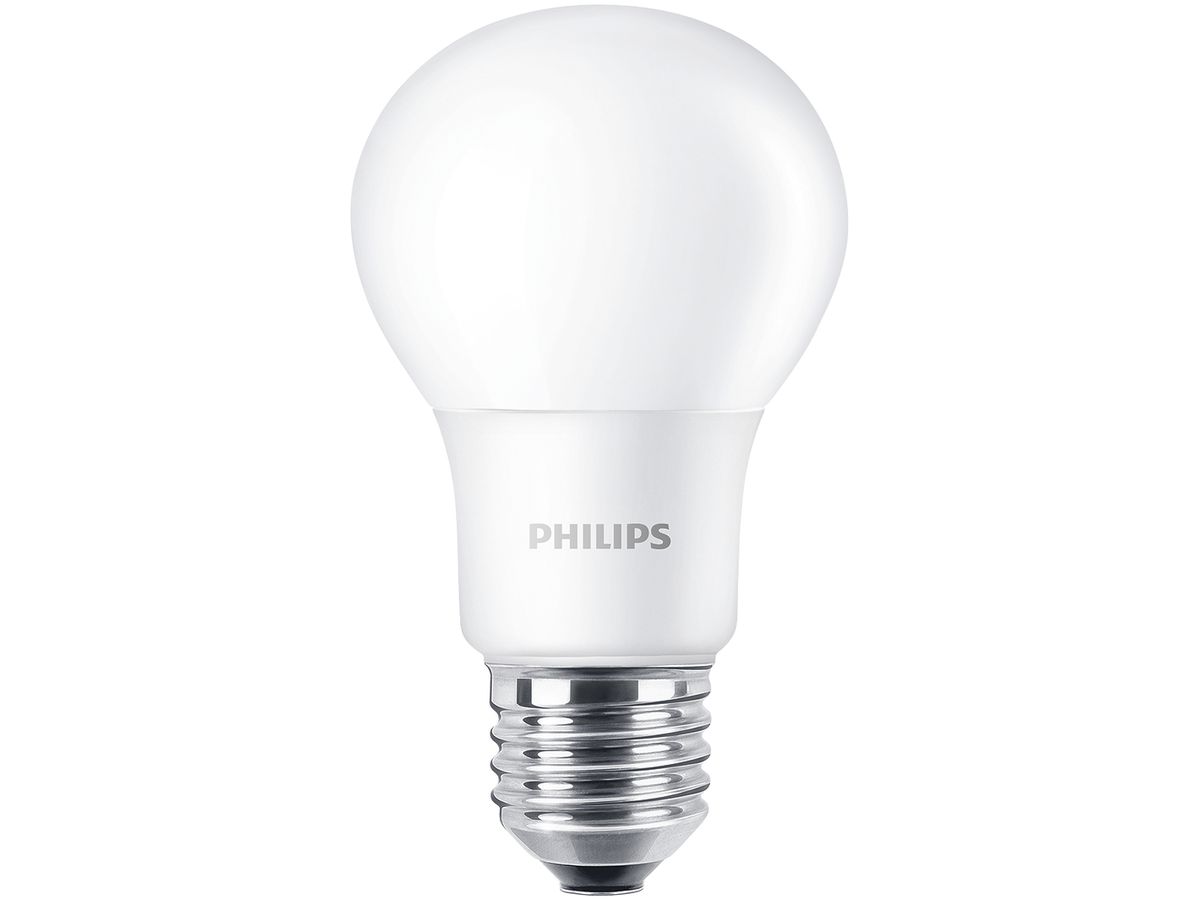LED-Lampe CorePro Bulb E27 A60 5…40W 230V 4000K 470lm, opal