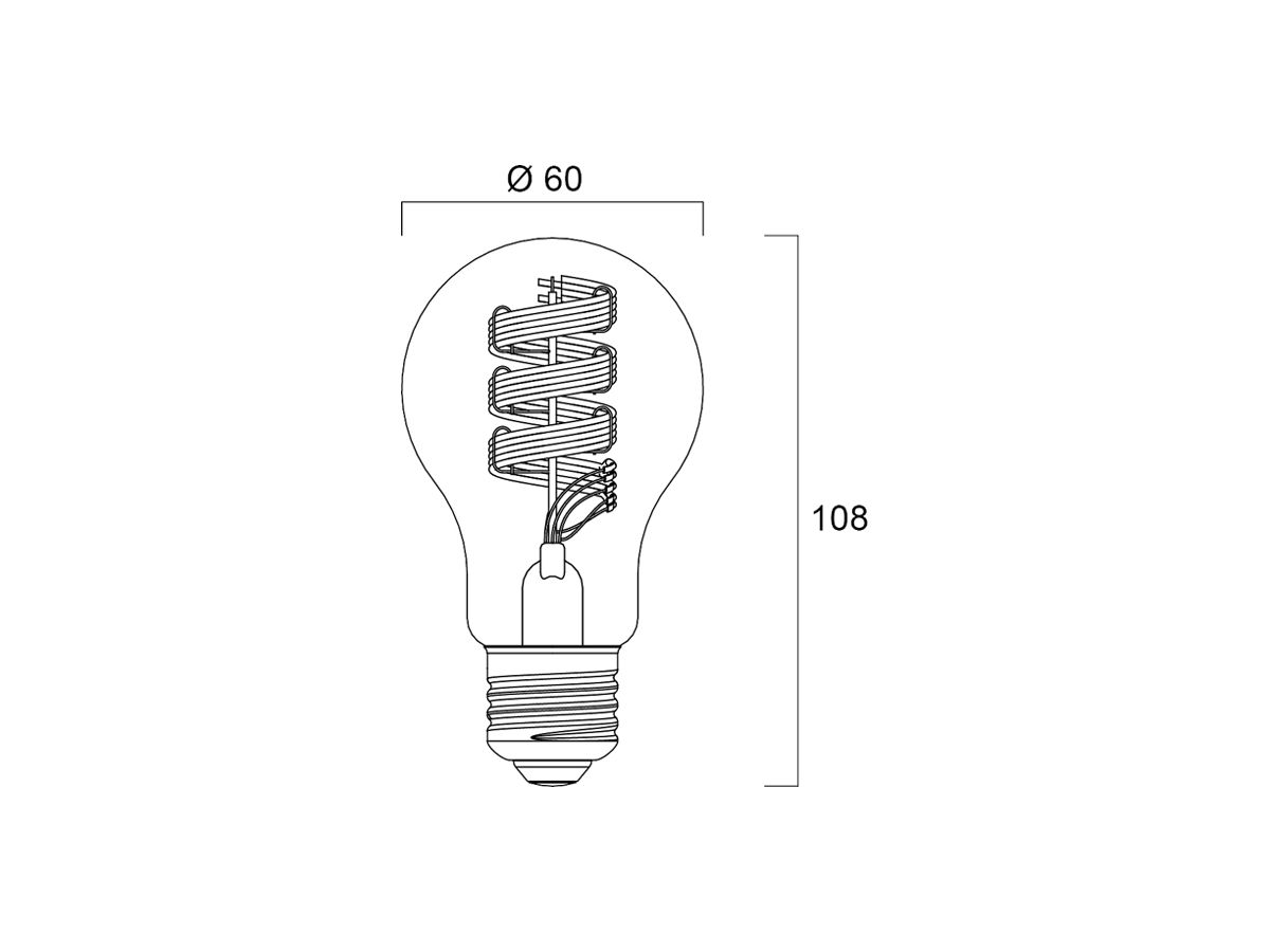 LED-Lampe Sylvania ToLEDo Retro E27 6.3W 470lm 2700…6500K Typ A RGBW