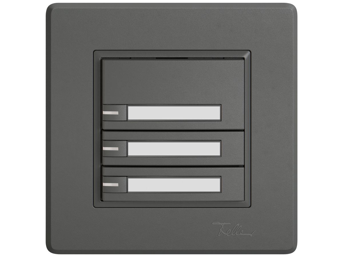 UP-KNX-Taster RGB EDIZIO.liv SNAPFIX® Temperaturfüh.RGB-LED Pap.3×T 1-Tbed.dgu