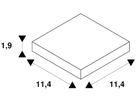 L-Verbinder SLV 48V TRACK 2-polig weiss