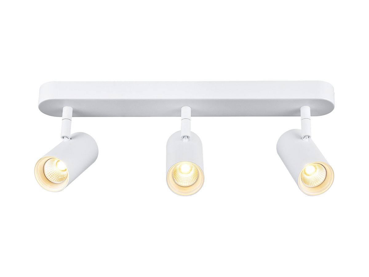 LED-Spot SLV NOBLO 22W 1360lm 920…930 DIM 400×105×127mm weiss 3×Spot