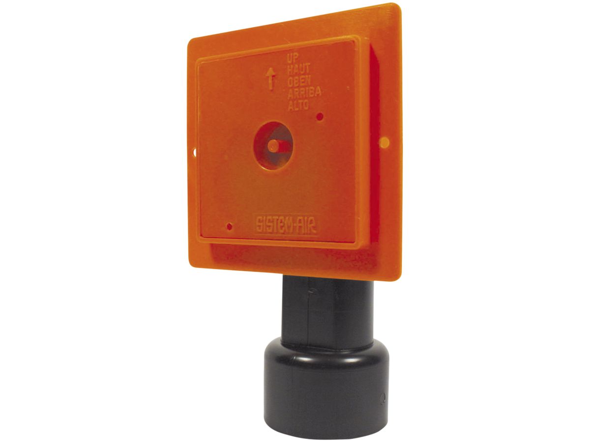 EB-Saugdose 100×100mm Abgang rechtwinklig