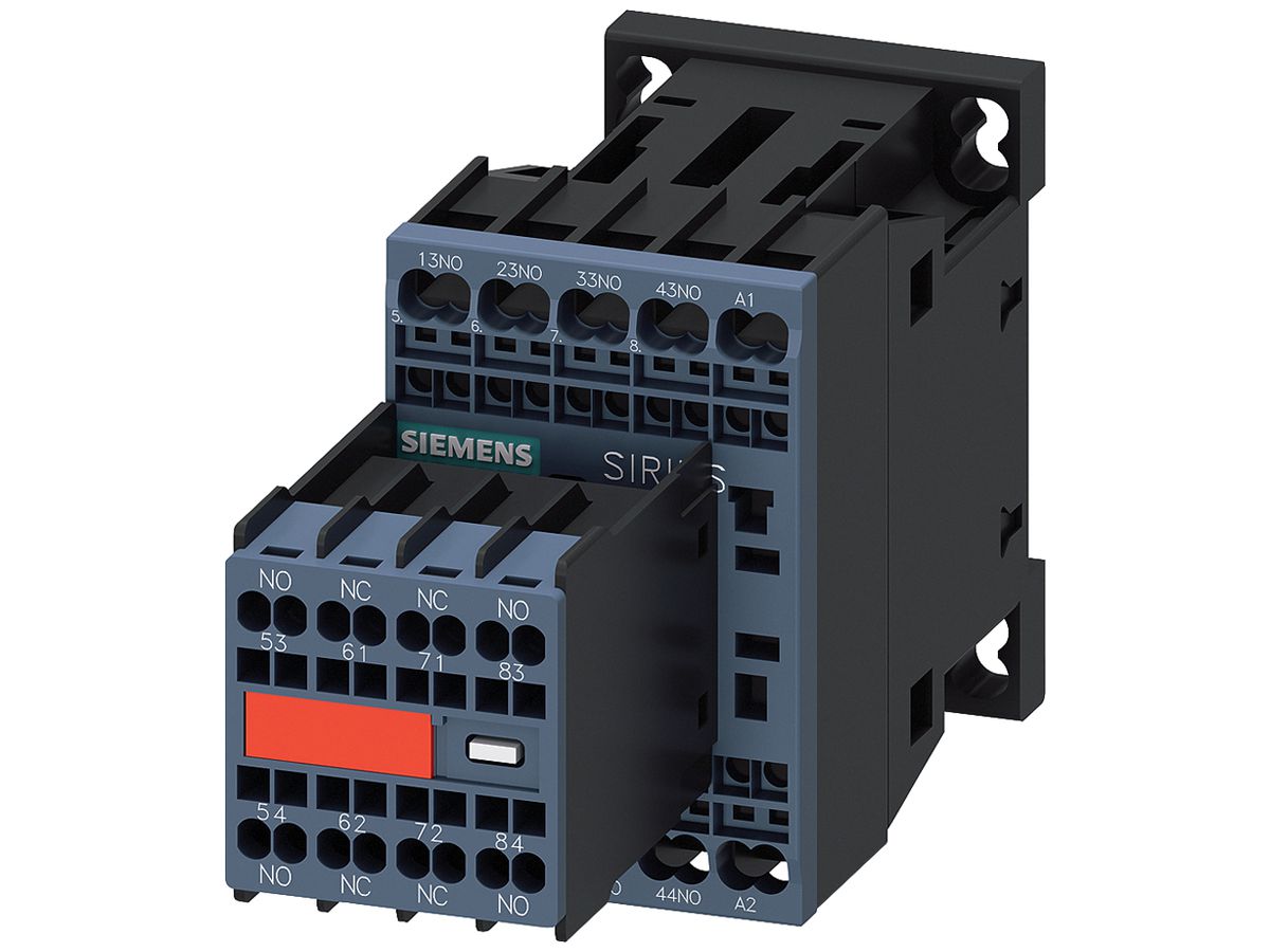 Hilfsschütz Siemens SIRIUS 3RH2 S00 24VDC 4S(+2S+2Ö) Federzugklemmen