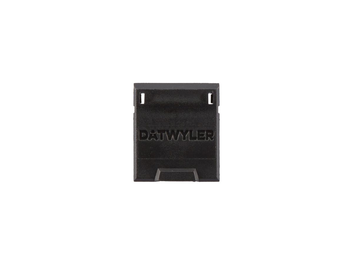 Staubschutzklappe Dätwyler für KST PLUS Kat.6A Keystone, schwarz