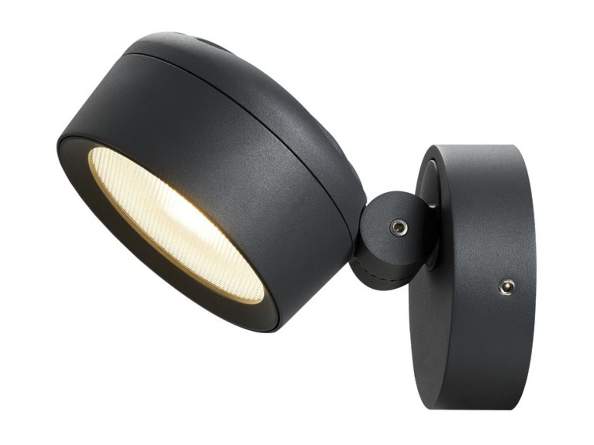 LED-Wandleuchte SLV ESKINA SPOT 14.5W 3000/4000K 1000lm IP65 anthrazit