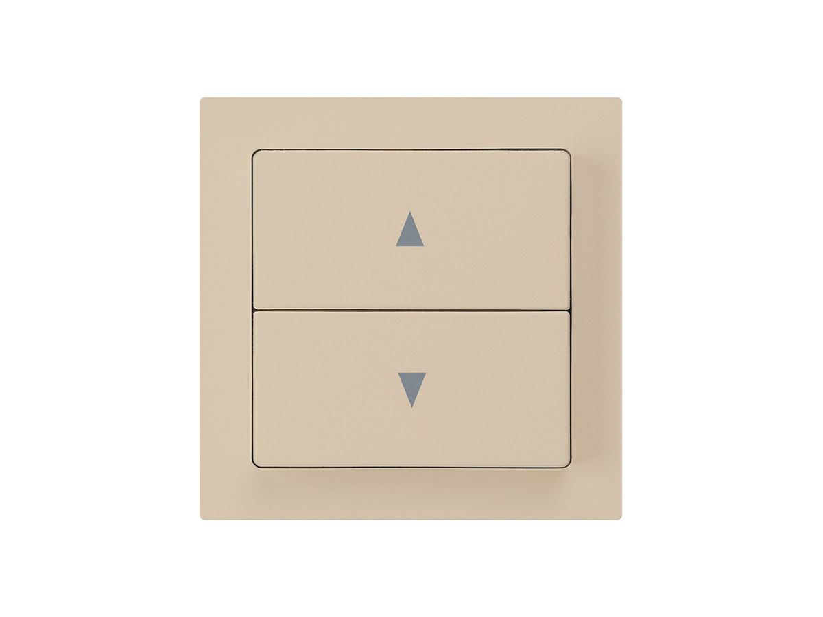 Storentaster kallysto beige mit 2 Funktionstasten Steckklemme