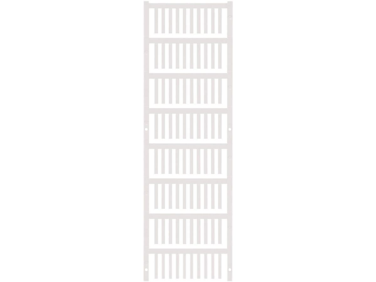 Leitermarkierer Weidmüller MultiCard SF für Ø1.7…2.1mm 21×3.2mm PA66 weiss
