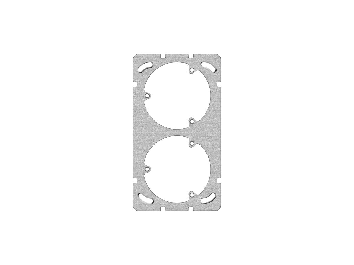 Befestigungsplatte I-I 77×137 Achsdistanz 64mm