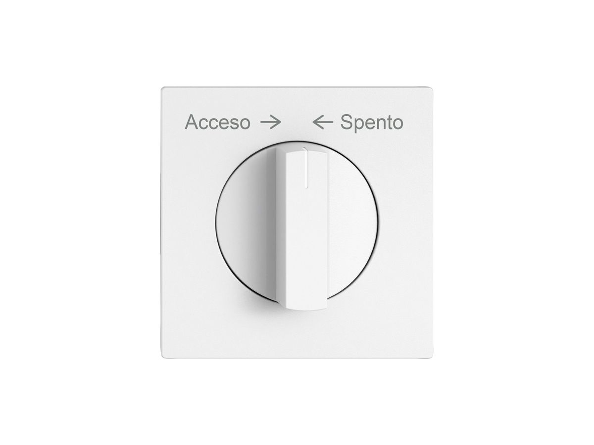 Montageset EDIZIO.liv SNAPFIX® f.Drehschalter m.Griff Acceso → ← Spento ws
