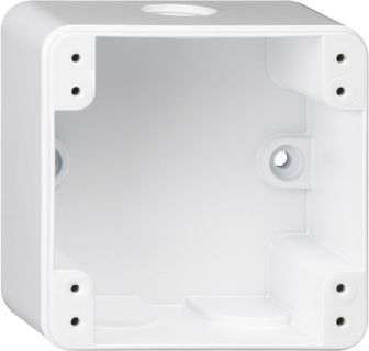 AP-Gehäuse ROB 1×1 weiss 86×86×48mm