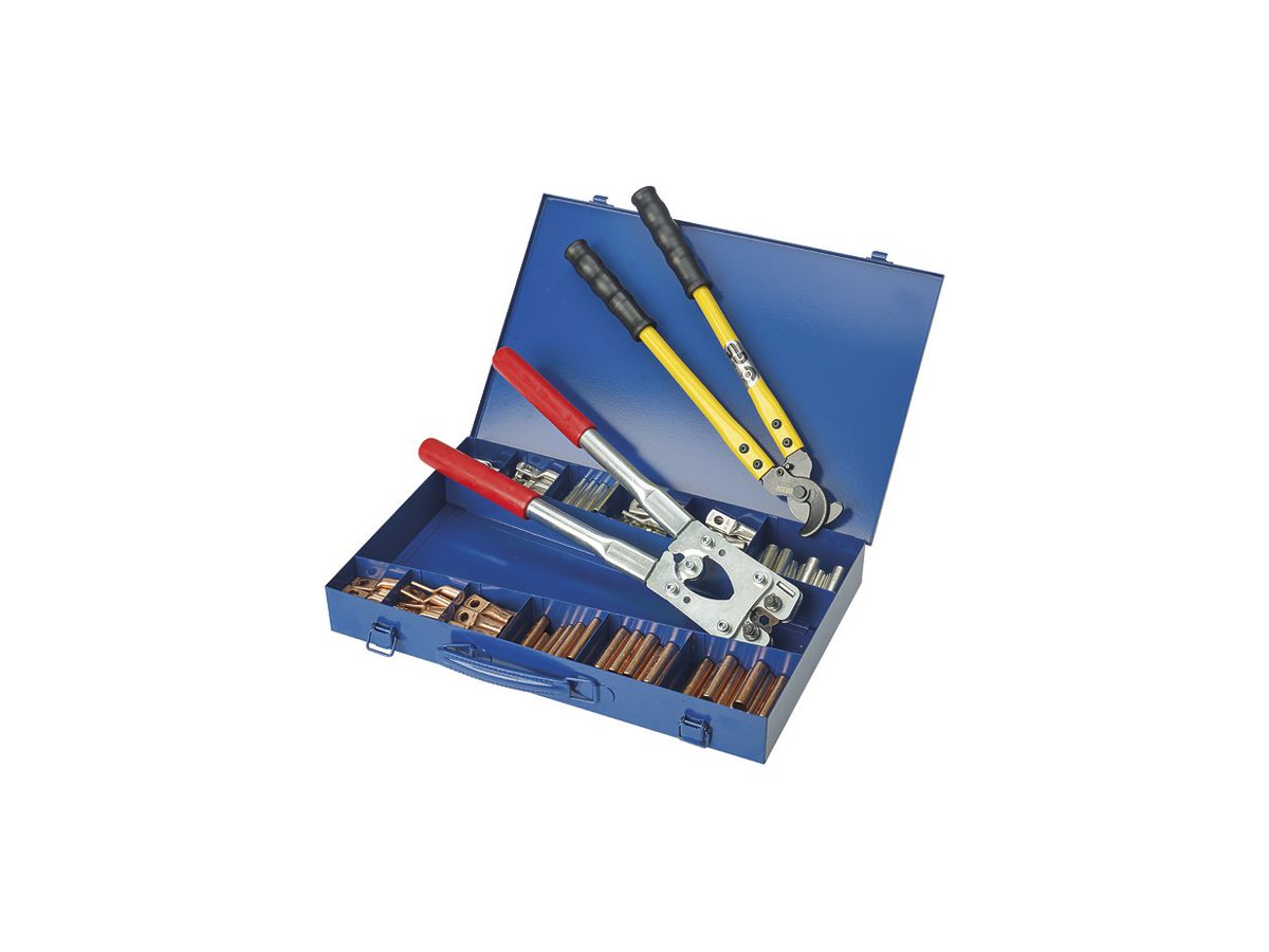 Press-Set Flury ZU 3, Presszange und Kabelschneider