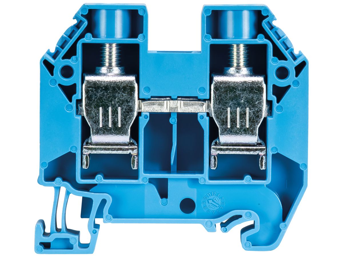 Durchgangs-Reihenklemme Wieland WT 16 BL 1.5…16mm² 76A 1000V blau