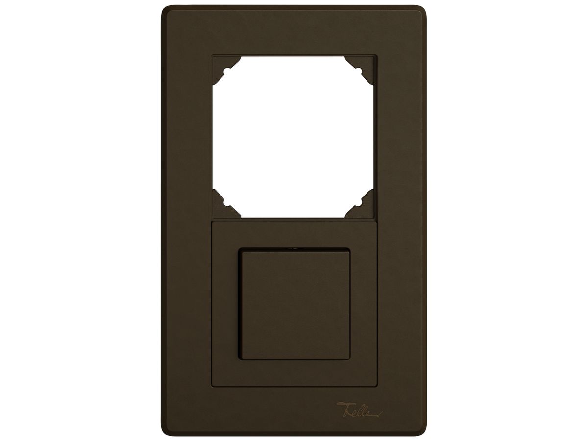 UP-Kombination EDIZIO.liv SNAPFIX® 2×1 156×96mm leer+Schema 3/1L braun