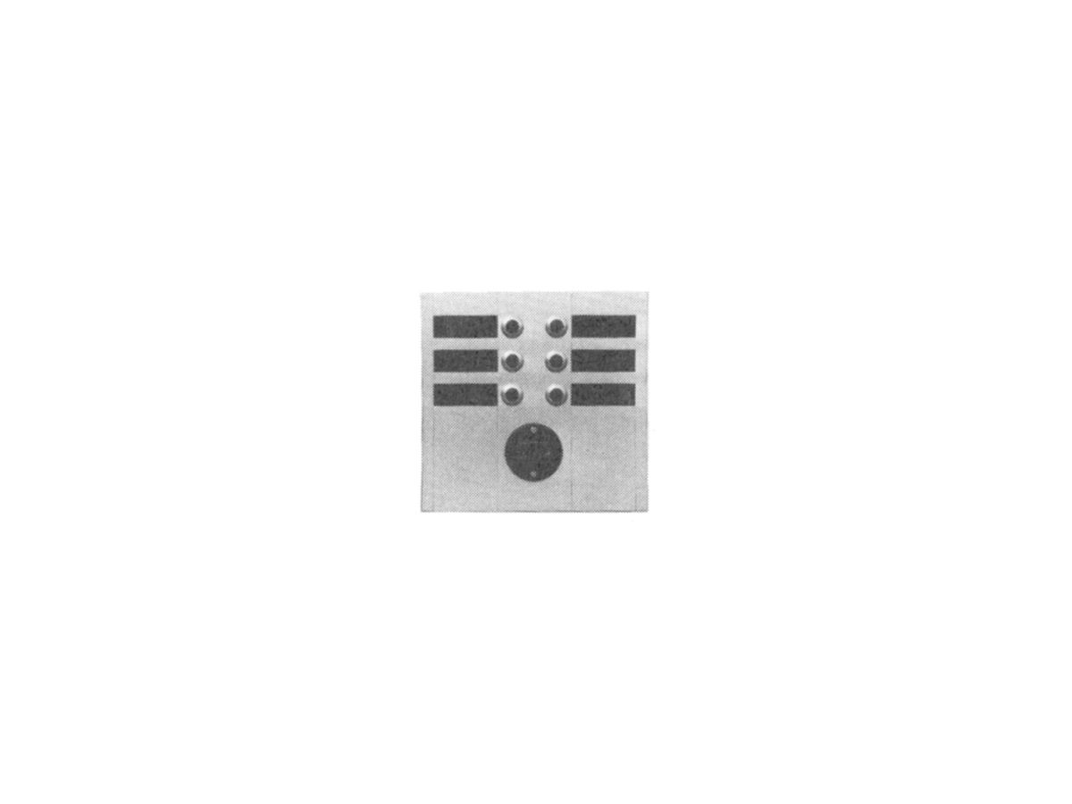 UP-Sonnerie-Tasterplatte Sonnex 180×281mm