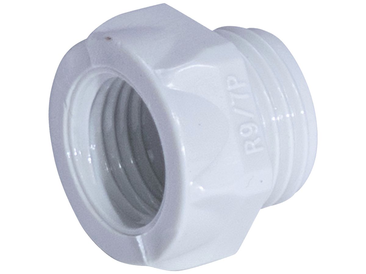 Flanschreduktion PG29 aussenA/13.5 innen grau