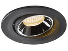 EB-LED-Downlight SLV NUMINOS MOVE S, 8.6W 250mA 690lm 2700K 40° sz/chr
