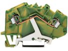 Schutzleiterklemme WAGO 2.5mm² grün/gelb