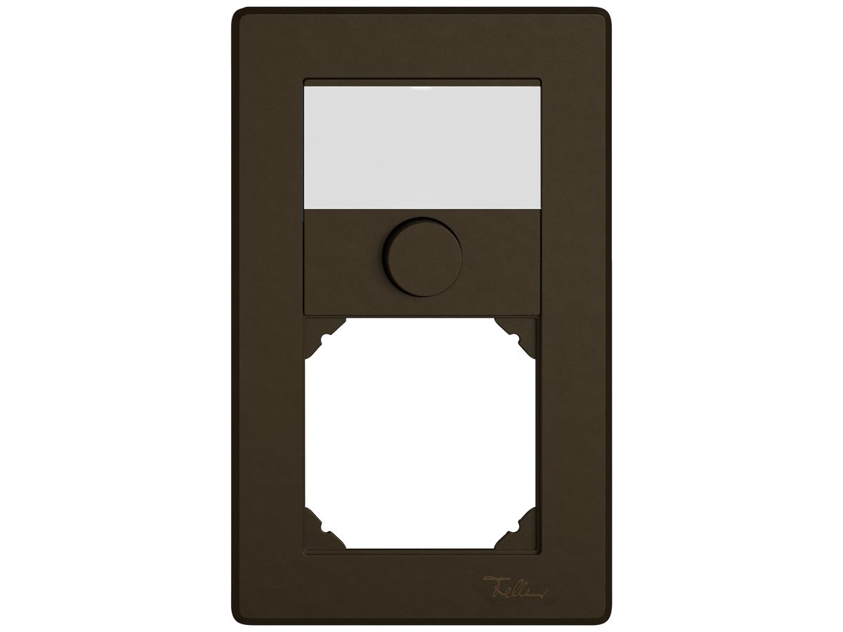 UP-Kombination EDIZIO.liv SNAPFIX® 2×1 156×96mm Schliesser 1L+leer braun