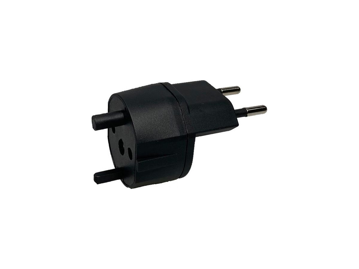 Fixadapter ELBRO Einzel 0…230V 0…10A (Typ F/Typ 11) sz