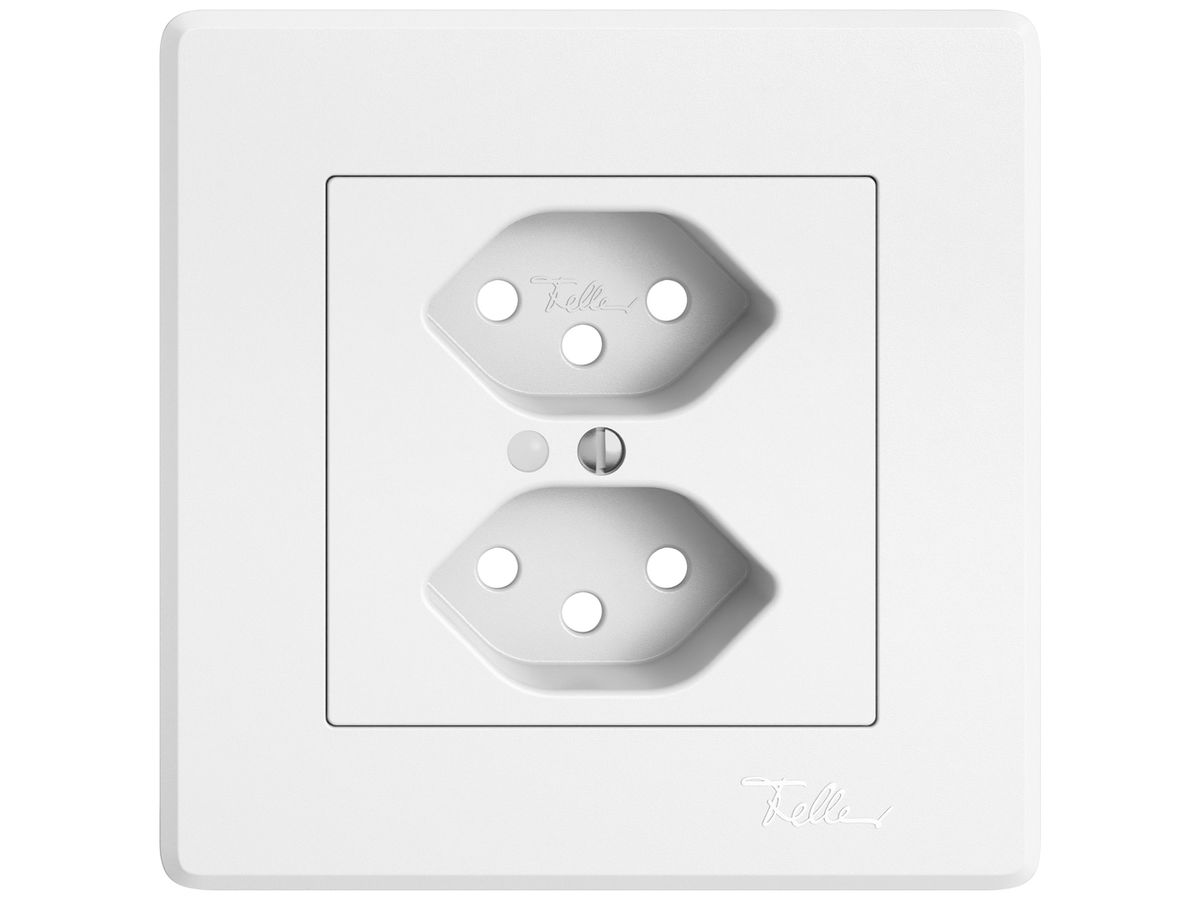 UP-Montageset EDIZIO.liv SNAPFIX® für 2×T13 mit Frontlinse ws