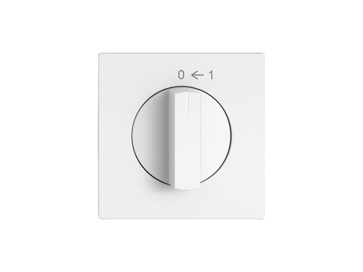 Montageset EDIZIO.liv SNAPFIX® f.Drehschalter m.Griff 0 ← 1 ws