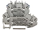 Doppelstockklemme WAGO TOPJOBS 2.5mm² L/N grau Serie 2002