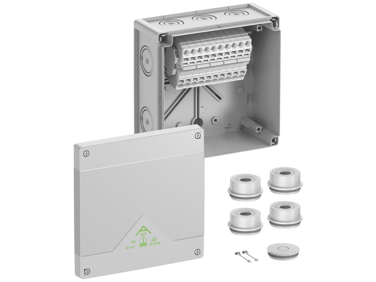 AP-Abzweigdose Spelsberg Abox SL-10² 182×182×90mm IP66 gu