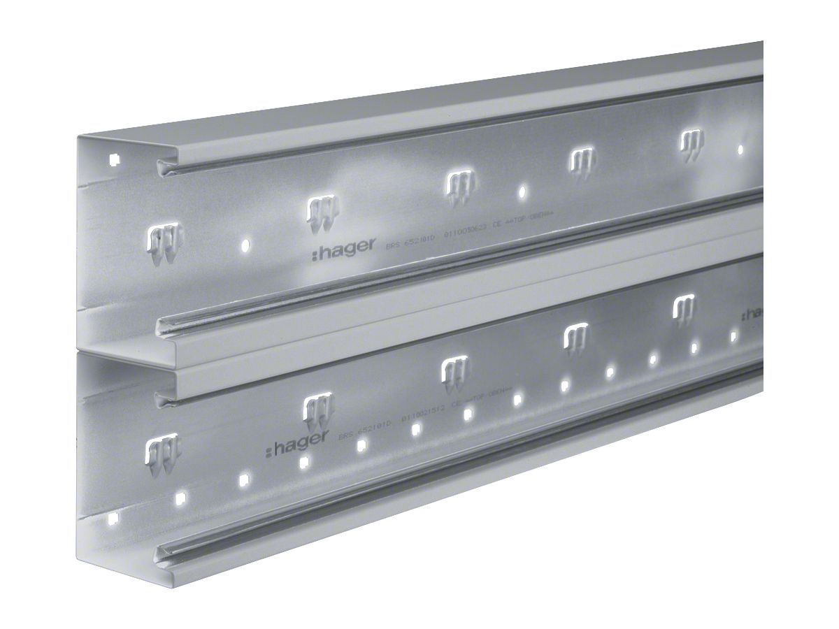 Brüstungskanal tehalit BRS 210×65×2000mm OT 280 Stahl Zink