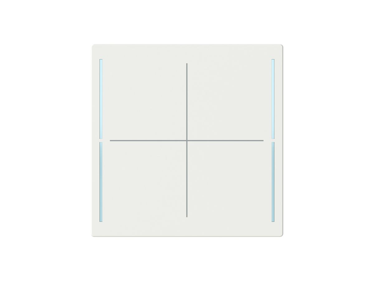 Bedienelement ABB SIDUS touch free@home/KNX 1…4-fach weiss