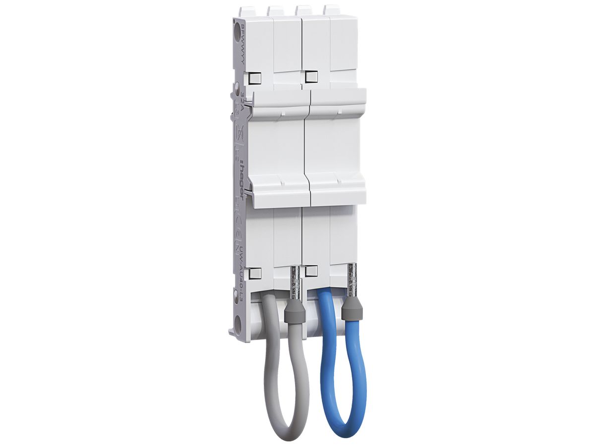 Universaladapter Hager uniway 36mm, 40A, 2P, L3N