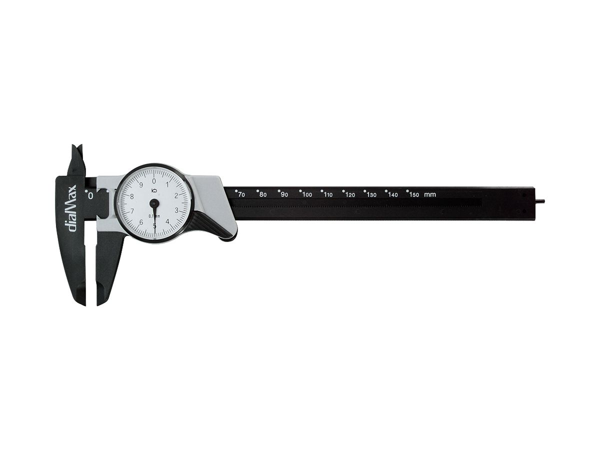 Messschieber Kunststoffwerk dialMax 0.1…150×0.1mm Tiefenmass