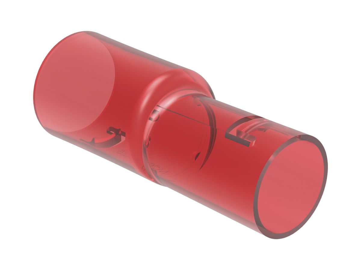 Übergangsmuffe Spotbox M20/25 rot transparent