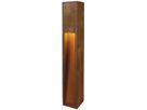 LED-Standleuchte SLV RUSTY 80 SLOT, 8.6W 430lm 3000K IP55 Eisen gerostet