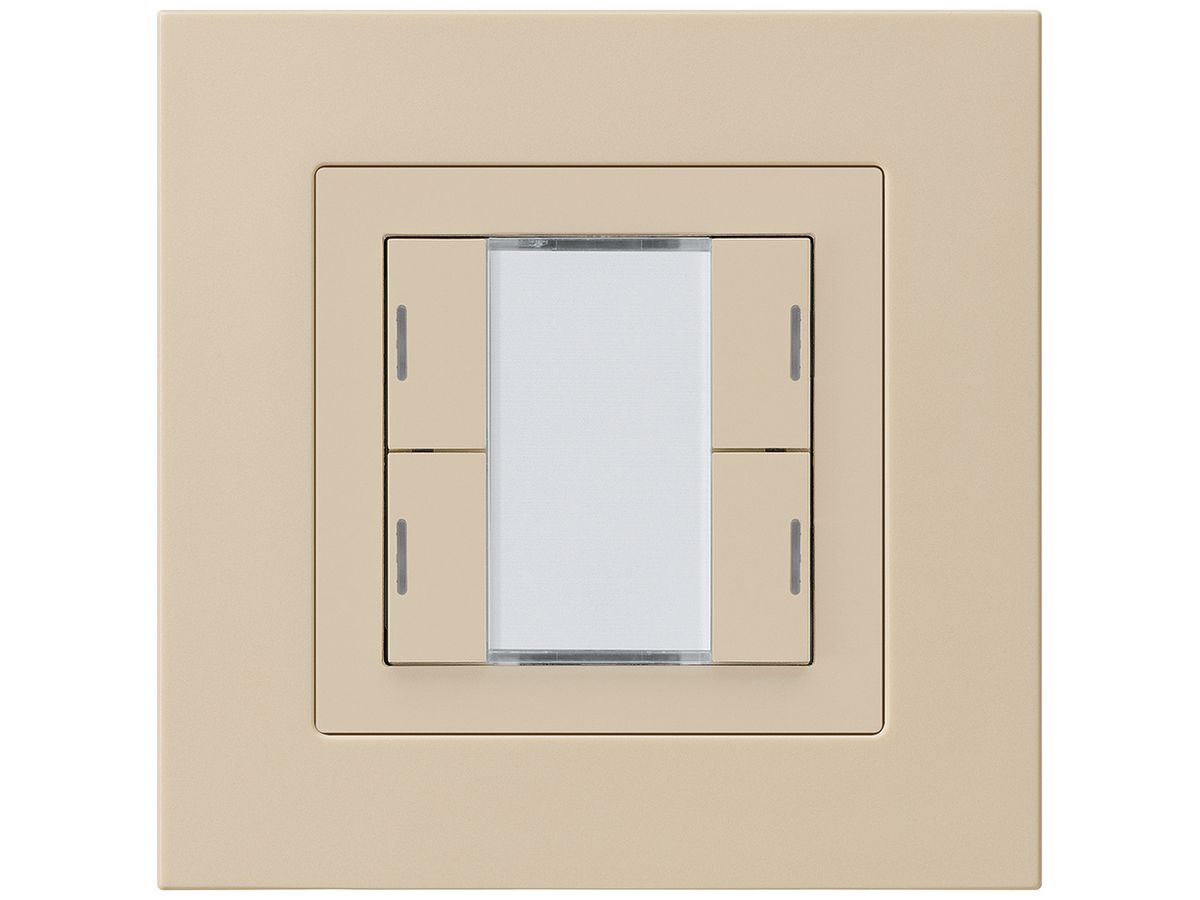 UP-Taster kallysto.pro KNX 4×RGB LED s/e-link beige