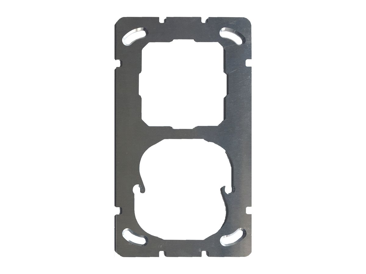 Montageplatte MDT ZMTR-CH2A 2×1 für Designprogramm 55/2-Loch-Befestigung