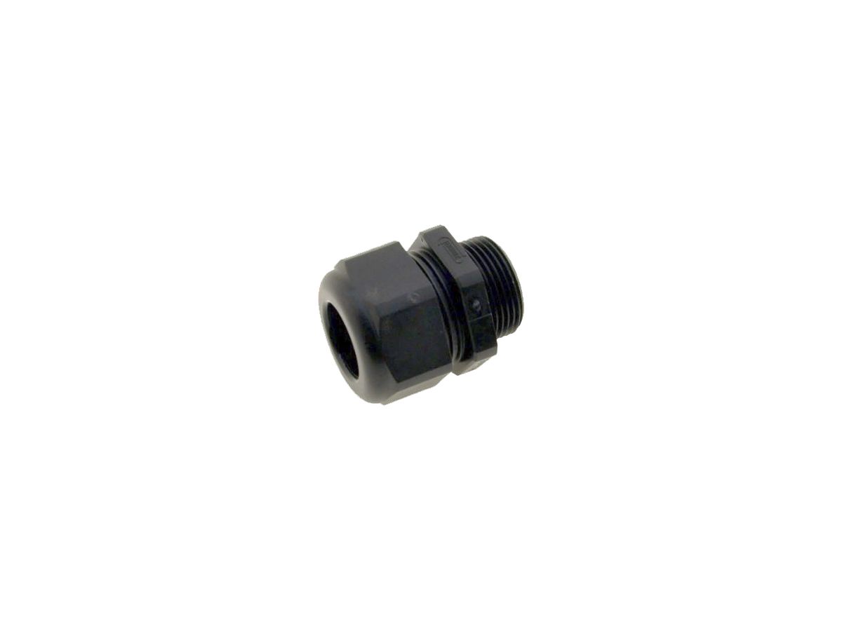 Kabelverschraubung Woertz M25×1.5mm für Kabel Ø9…16mm PA IP68 schwarz