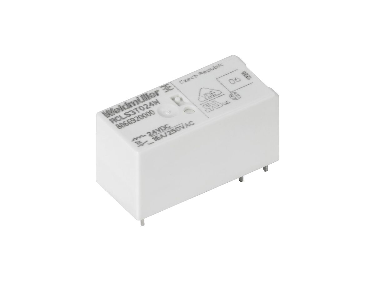 Relais WM RCL314012W 1CO AgNi 11.4…15.6VDC 16A/250VAC