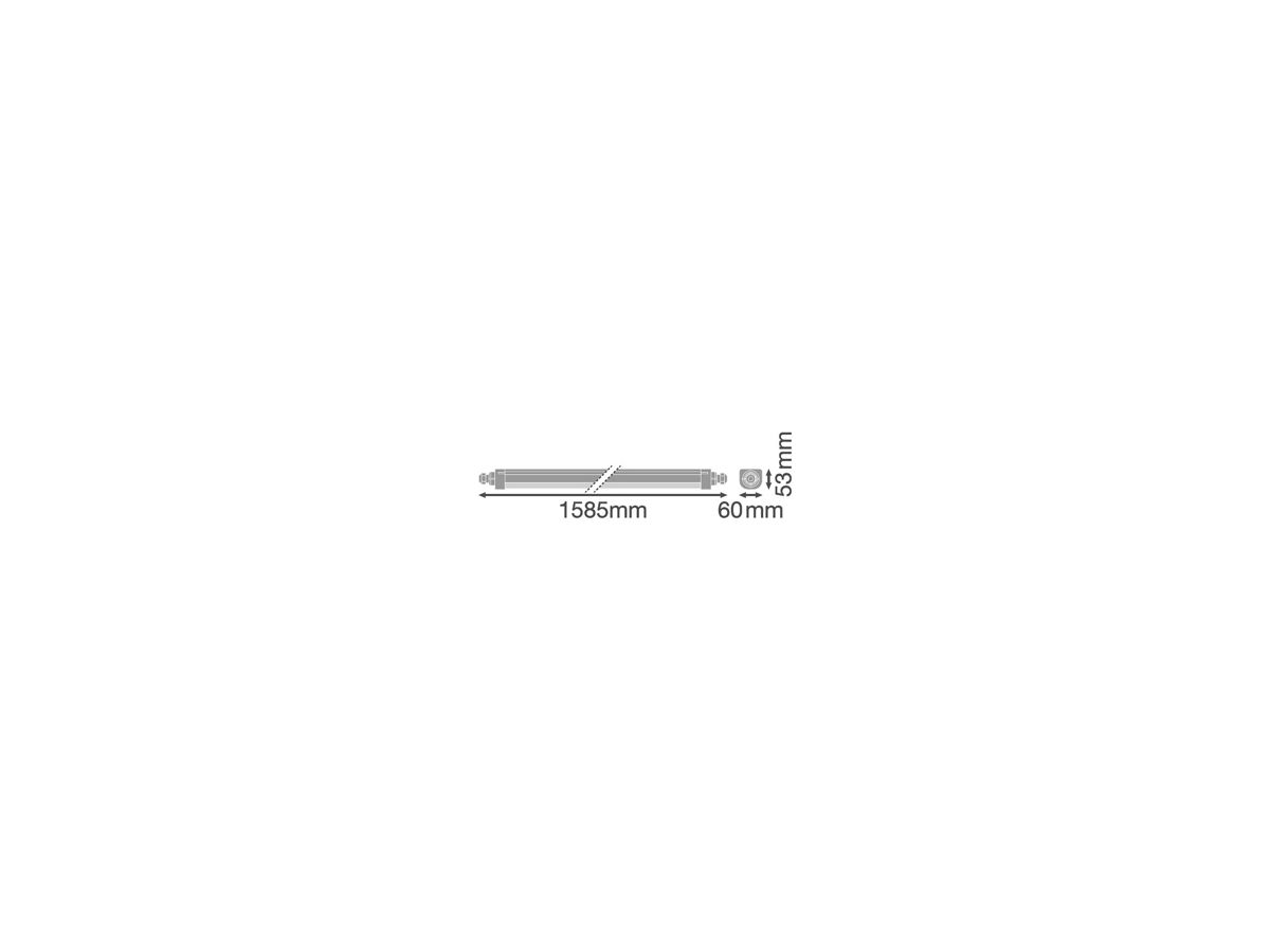 LED-Feuchtraumleuchte LEDVANCE DP COMP TH 50W 6100lm 6500K IP66