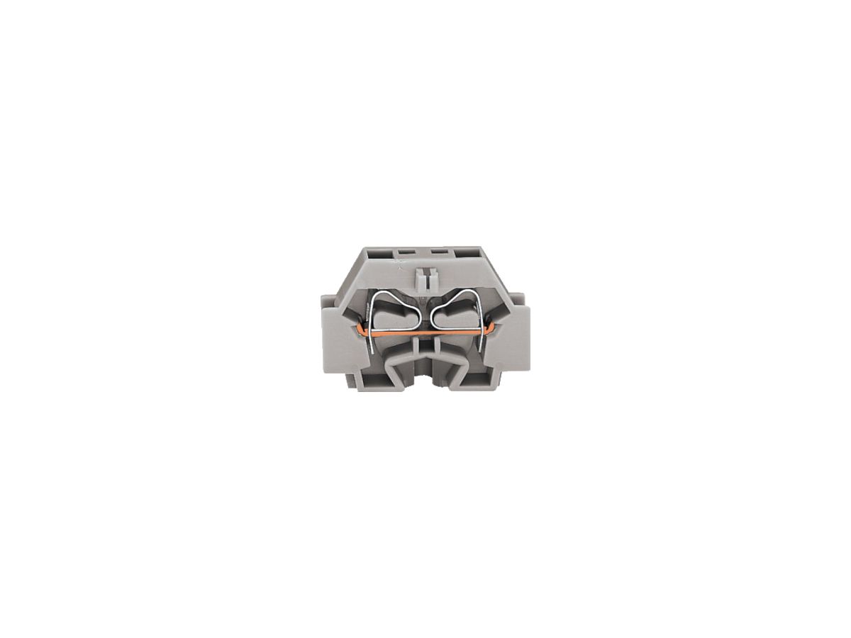 Einzelklemme 2L WAGO 4mm² grau