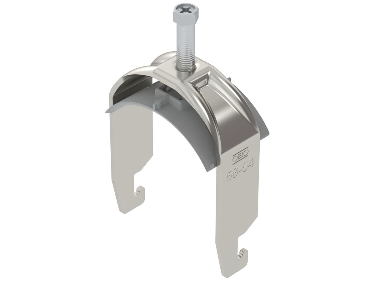 Schnellverleger BET 2056 U-Fuss Kunststoff 58…64mm 1×Kabel A2 1.4301