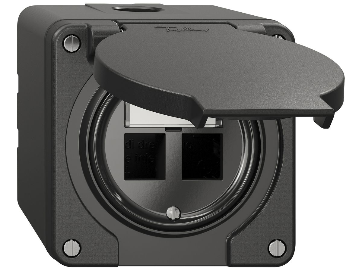 AP-Montageset NEVO freenet SNAPFIX® für 2 Buchsen 87×87mm sz