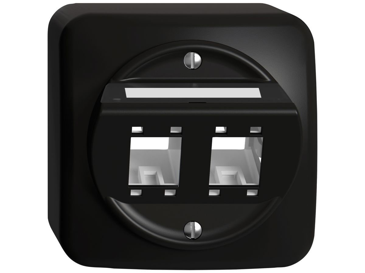 AP-Montageset STANDARDdue SNAPFIX® für freenet Kat.5e/6 Adapter schräg 2× sz