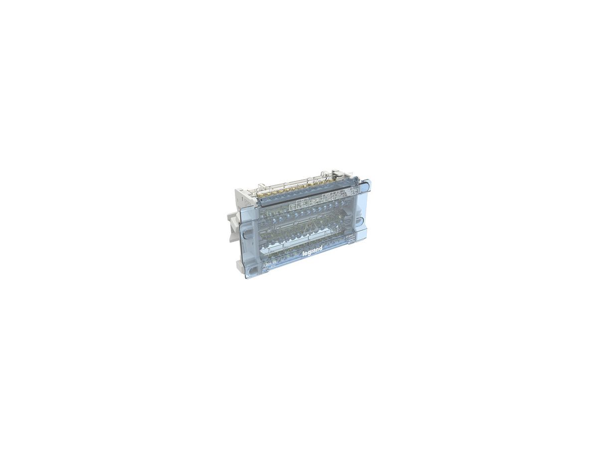 Klemmenblock Legrand, 4-polig, 125A, 15 Klemmstellen