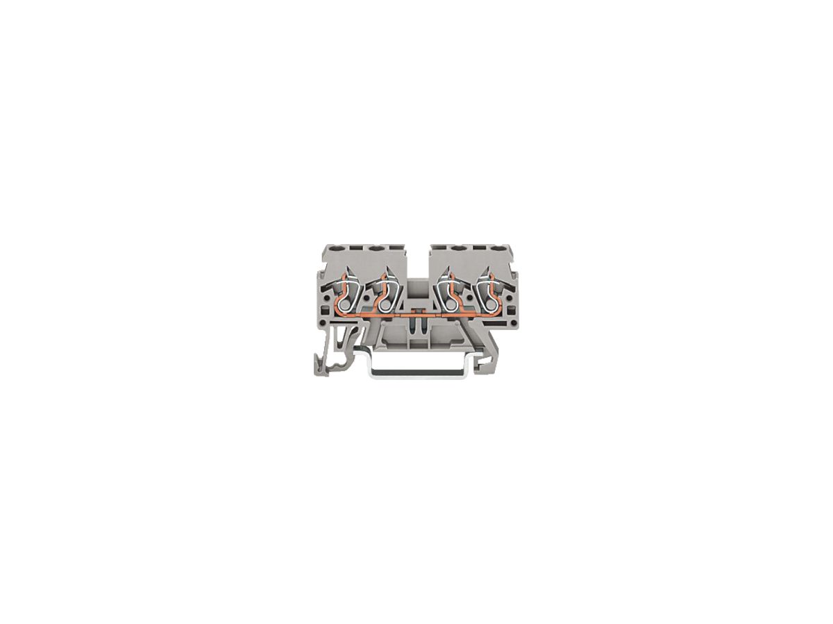 Klemme 4L WAGO 0.8…4mm² grau