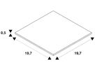 Stabilisator X-Verbinder SLV für 1-Phasen Stromschiene, Nickel matt