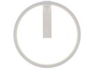 LED-Decken-/Wandleuchte SLV ONE 40 DALI 14W 770lm 3000/4000K Ø400×75mm weiss