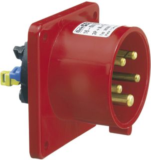Apparatestecker, Nut-Stellung 3, 6, 7, 9 h