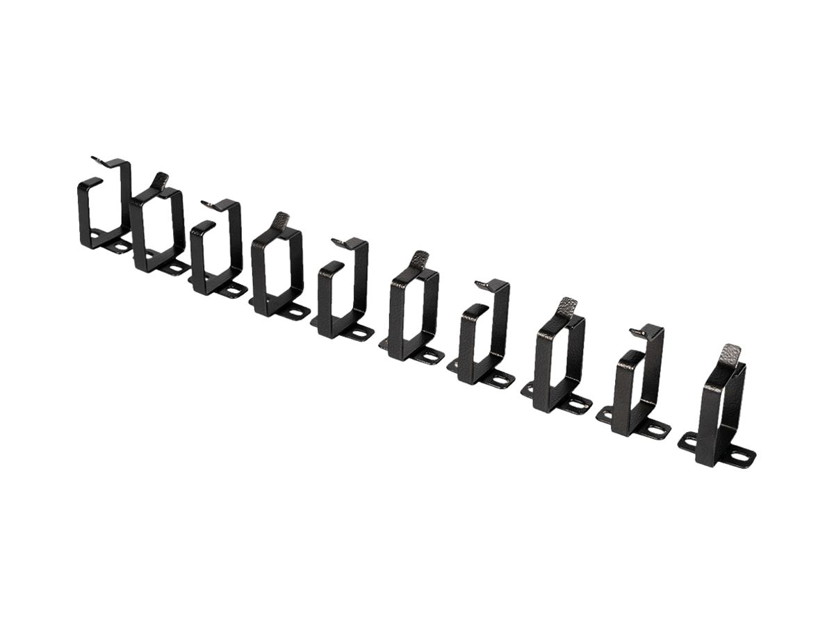 Kabelführung ROLINE 45×44×60mm Metall schwarz 10Stk