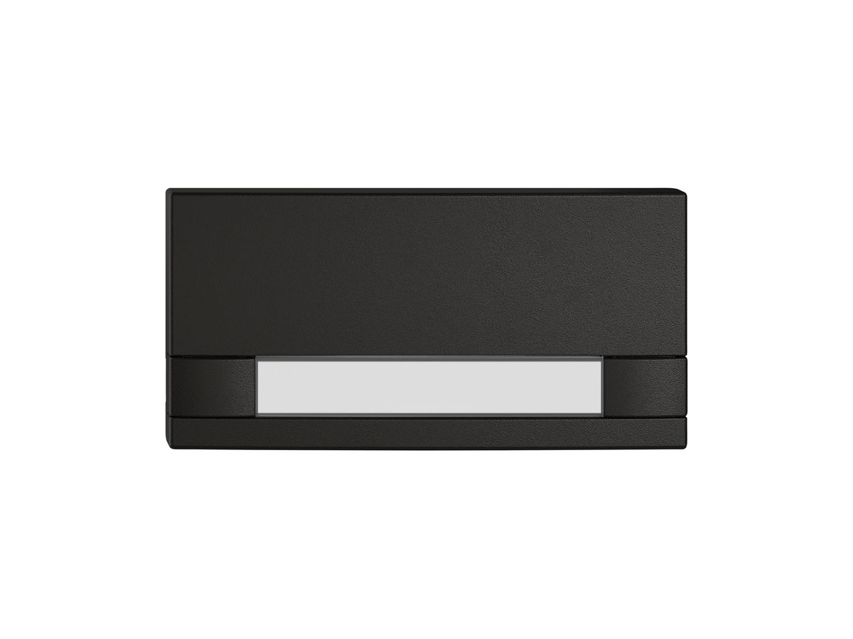 Taste 1/2 EDIZIO.liv KNX&UNI m.SNAPFIX® o.LED m.Papiereinlage 2-Tastenb.sz