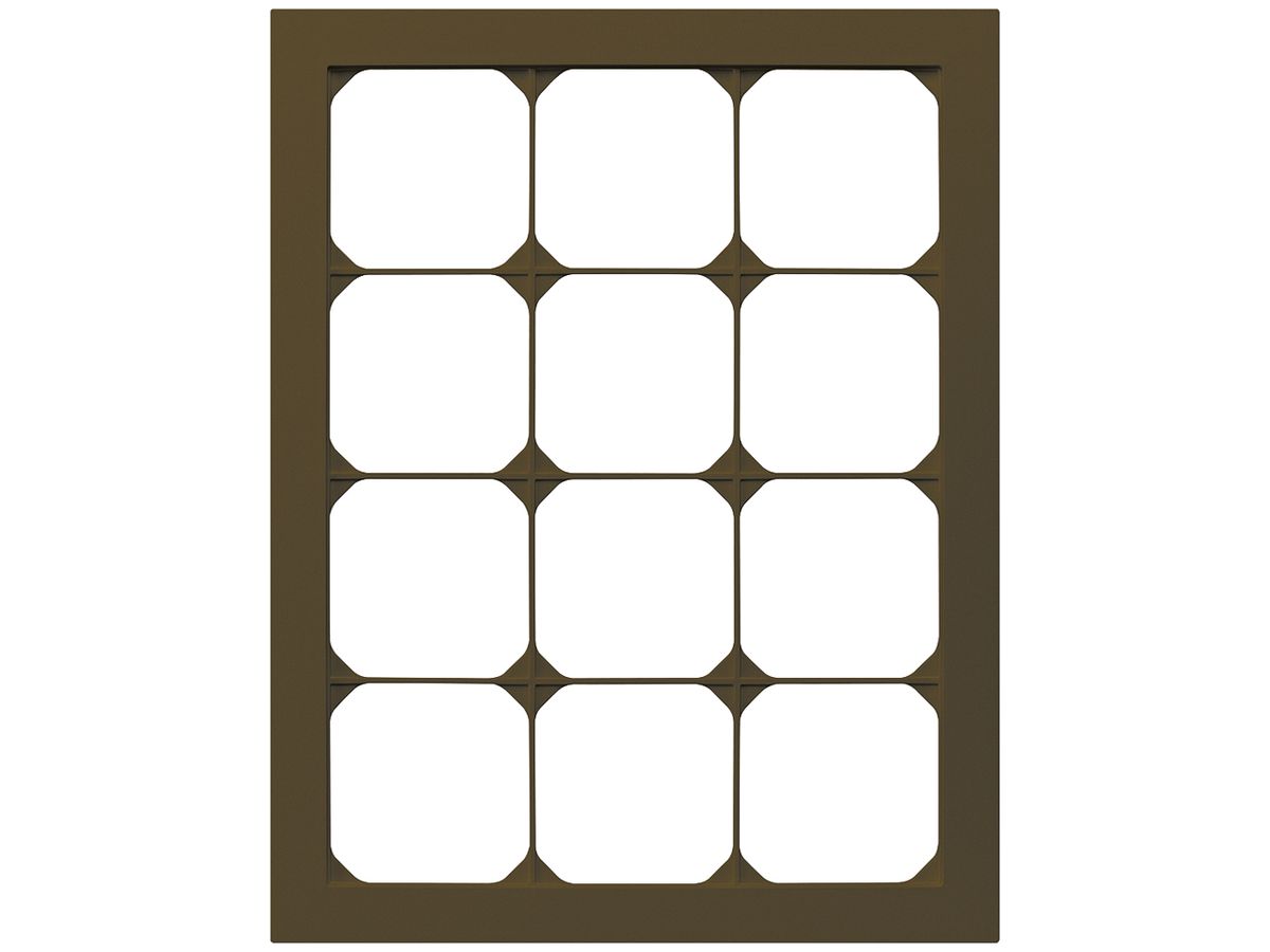 UP-Abdeckrahmen kallysto.pro 4×3 braun 274×214mm